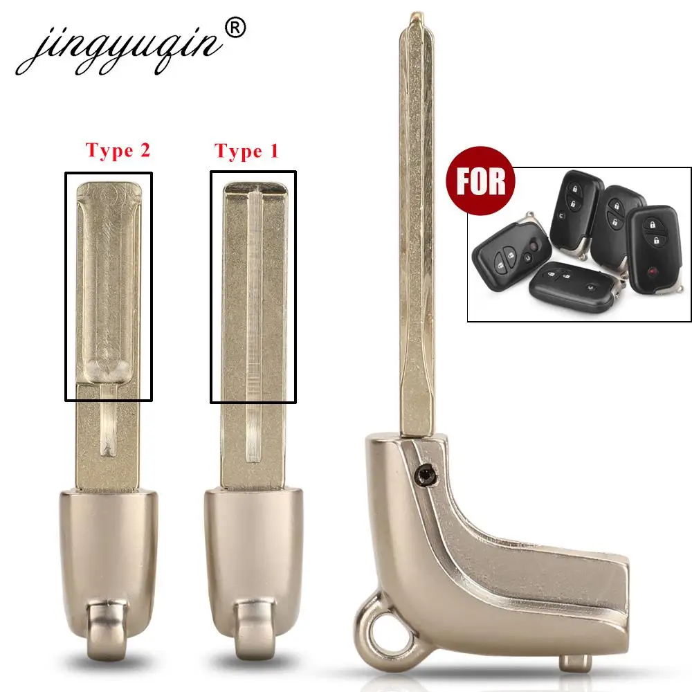 Jingyuqin-Clé de secours pour Lexus, lame non coupée, vierge, IS250 GS300 GX460 RS450H ES350 GS460 jas350 GS450H LX570 GSturquoise CT200H LS600H