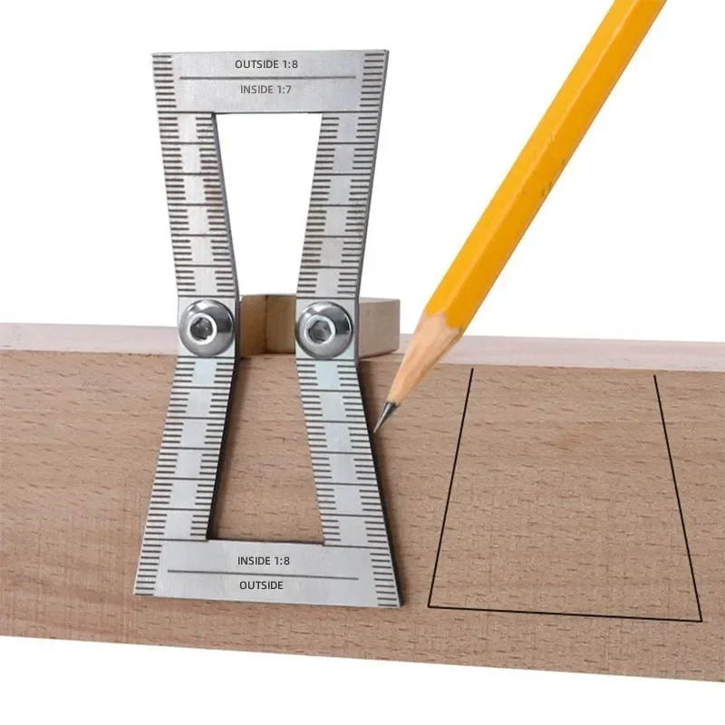 Dovetail Tenon Scribing Gauge Woodworking Marking Tool Manual Adjustable DIY Joinery Layout Die Carpenter Accessories