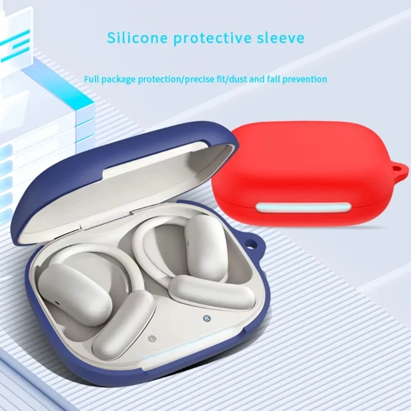 Anker AeroFit 2 커버 용 유연한 헤드폰 보호 케이스 충격 방지 쉘 워셔블 하우징 방진 슬리브 소프트 실리콘 스킨