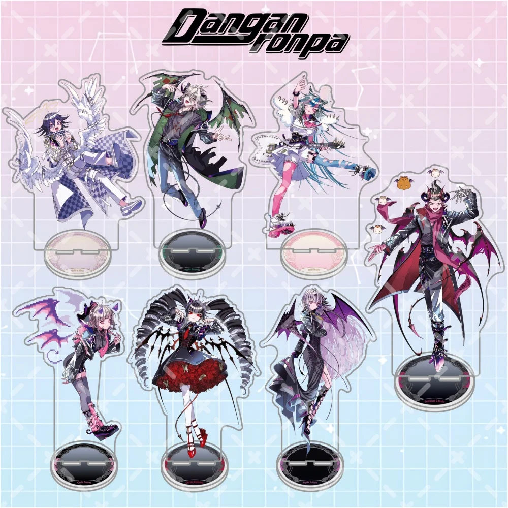 Danganronpa Komaeda Nagito  Chiaki Nanami Mioda Ibuki 15cm Acrylic Stand keychain Anime Merchandise Collect Fans Gift