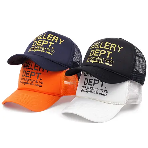 gallery 7613 baseball cap, High quality Hip hop mesh cap, Sunshade and breathable trucker hat