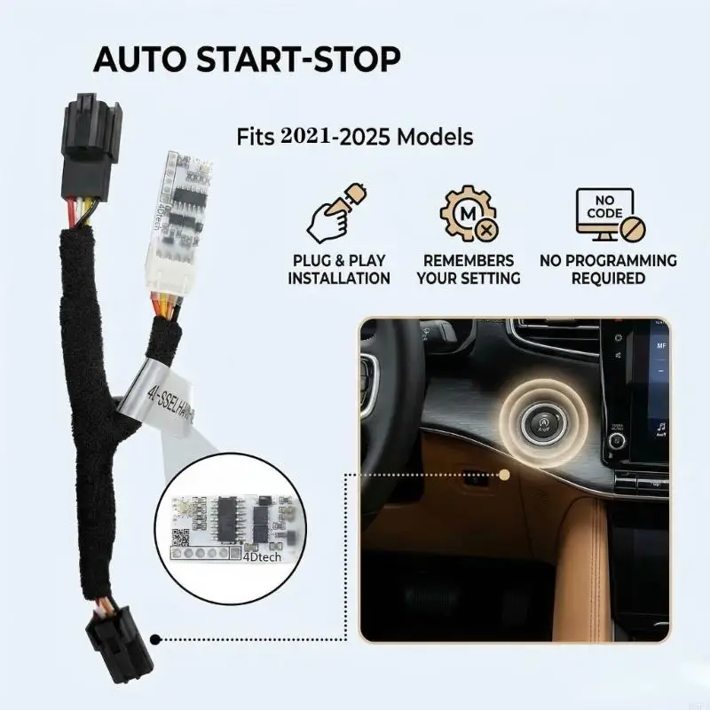 Engine Idles Stop Feature Bypass Plugs Play Start Stop Manager Canceller Device 