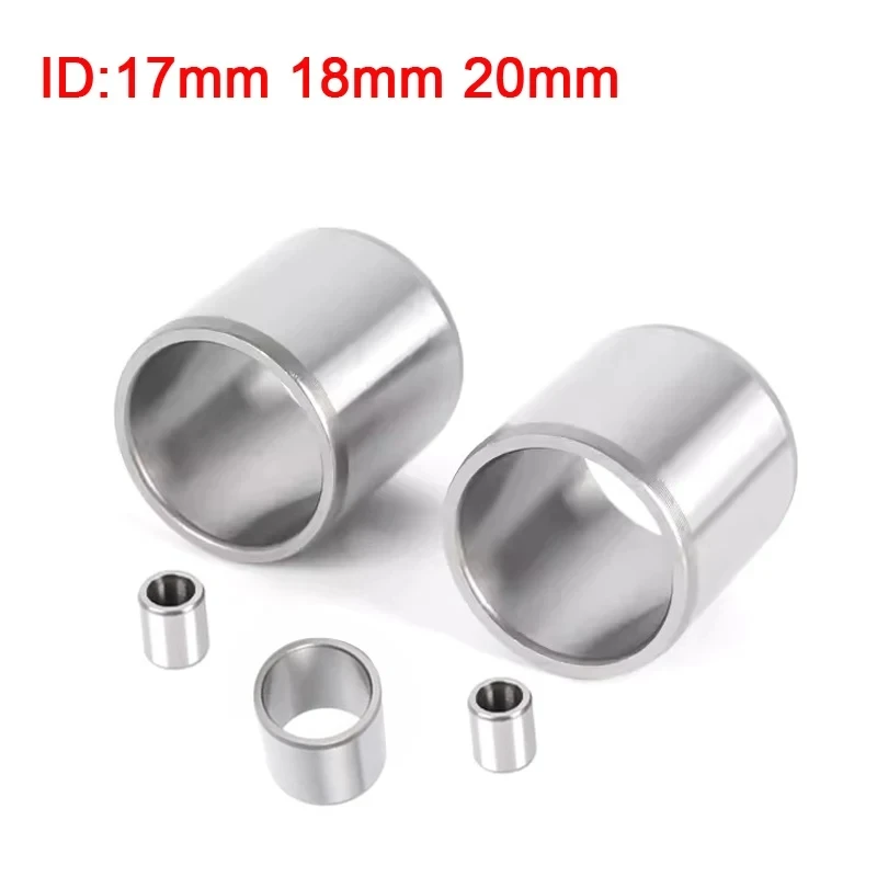 

2Pcs Inside Diameter 17mm 18mm 20mm Bearing Steels Bearing Wear Resistant Bushing Steel Sleeve Inner Guide Sleeve