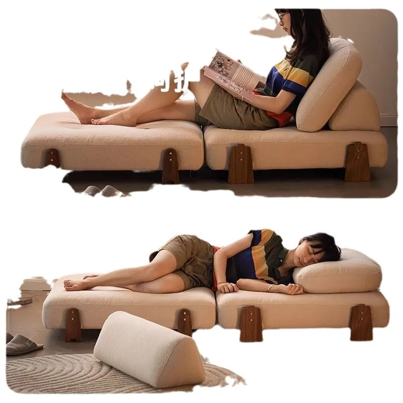 

Lazy sofa, tofu block living room single, dual purpose tatami sofa