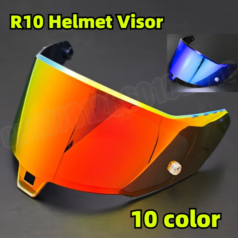 

Helmet Visor R10 Motorcycle Helmet Lens Glass Shield Windshield Replacement Goggles Viewfinder Screen
