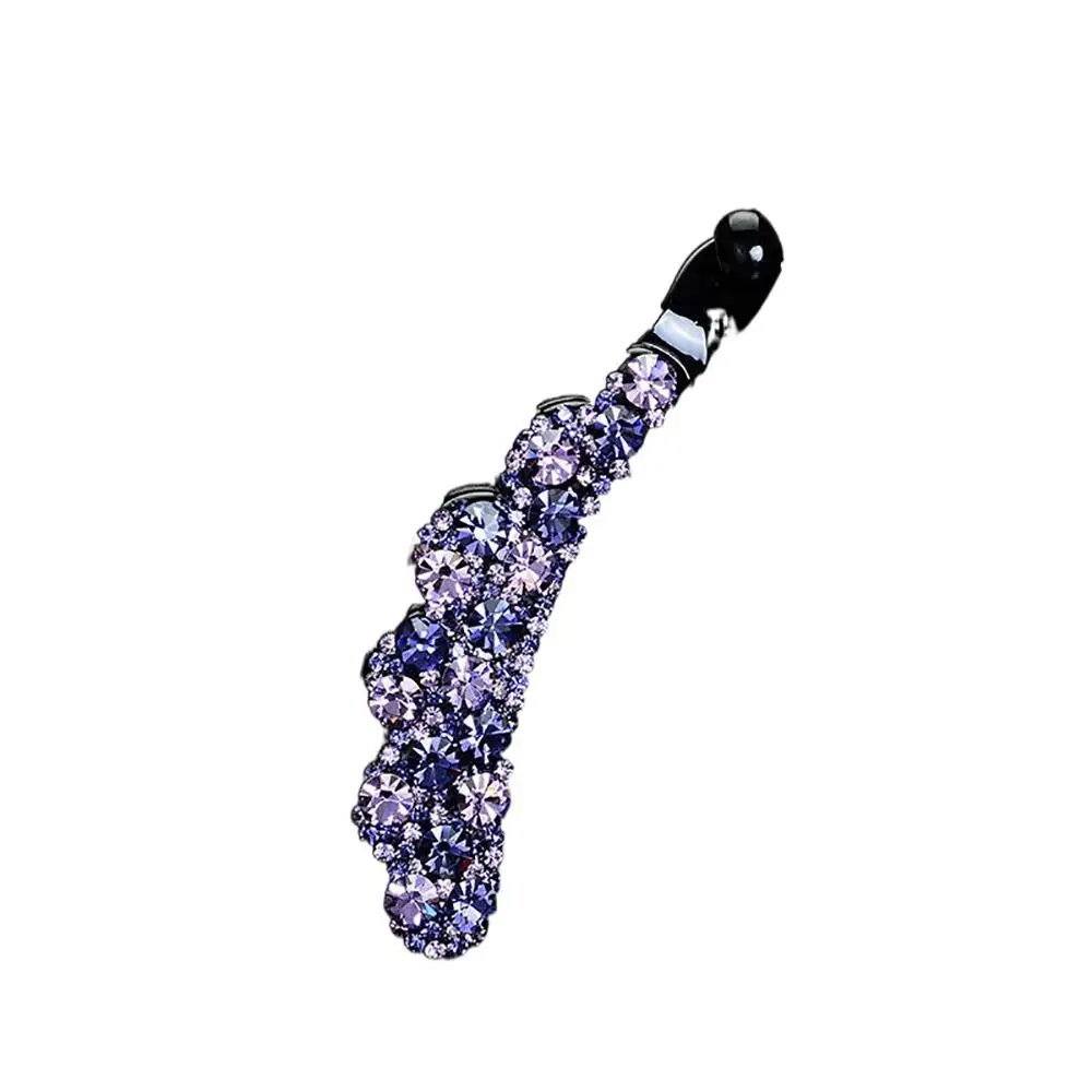 

Hair Claw Simple Diamond For Girl For Women Vertical Clip Ponytail Holder Banana Clip Hair Accessories Korean Style Hair Clip