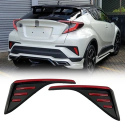 For Toyota CHR C-HR 2016 2017 2018 2019 2020 2021 Rear Bumper Reflector Brake Light LED Reflector Lamp