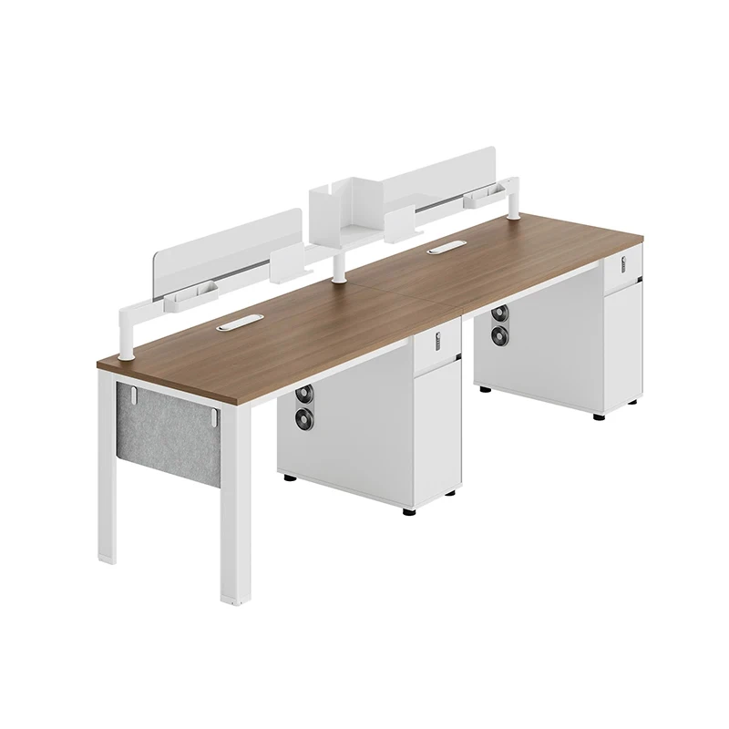 custom.Commercial Office Furniture 6 8 Cubicle Workstation Contemporary Style High End Wooden Steel Desk Work Table Desi