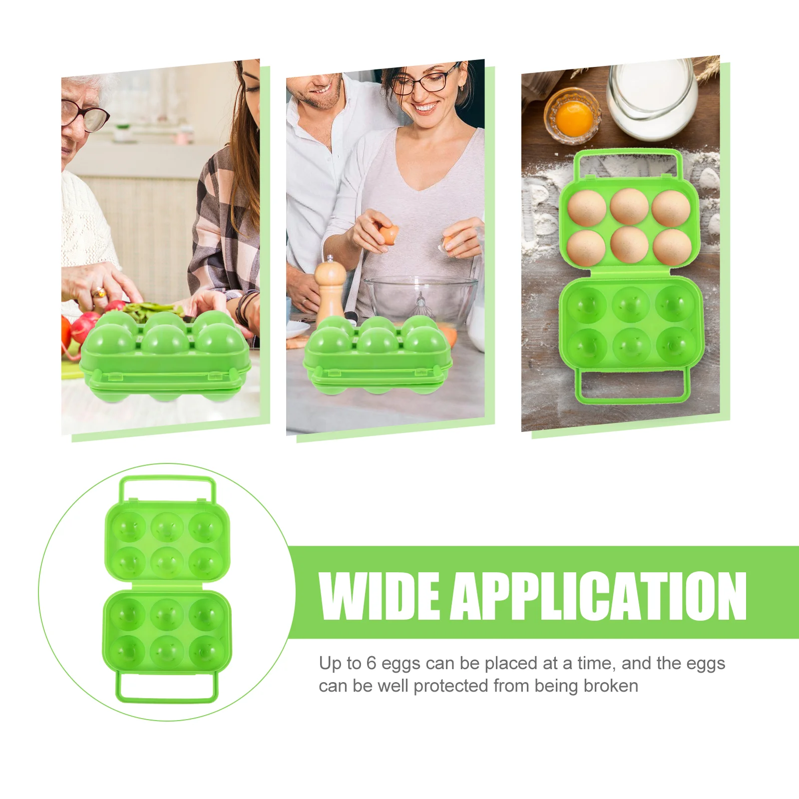 Egg Cases for Kitchen Container Camping Refrigerator Transport Convenient Storage