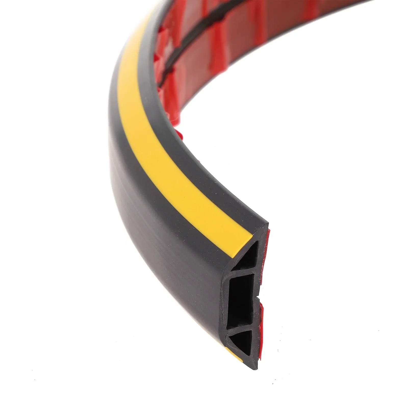 

1 Meter Condoms Yellow And Black Floor Cable Protection Cover 1m Condoms 11/14 Mm Gym Home Office Yellow-black