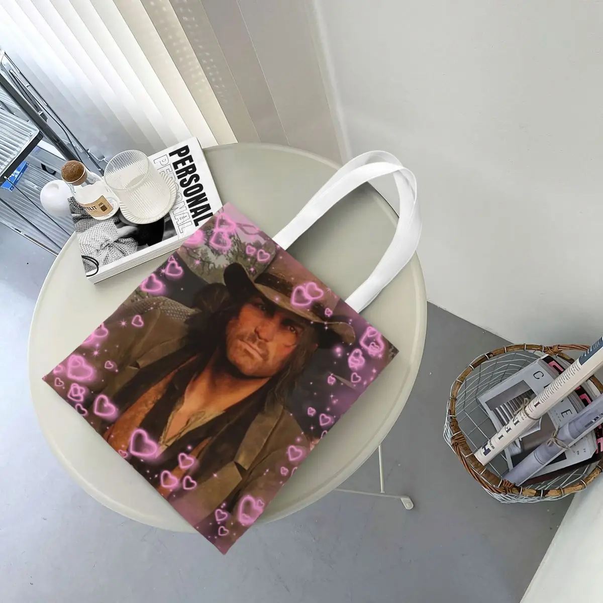 

Red Dead Redemption Game Print Сумки для покупок Холщовая большая сумка Многоразовая сумка для девочек Дорожная сумка через плечо