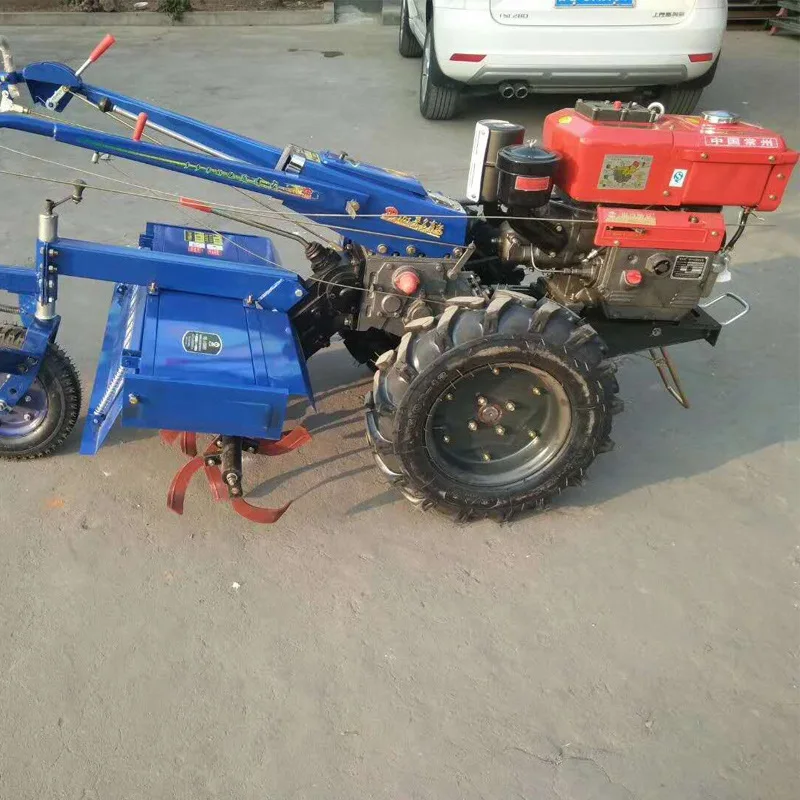 farm multi purpose with plough rotavator corn wheat planter hand walking tractors two wheels