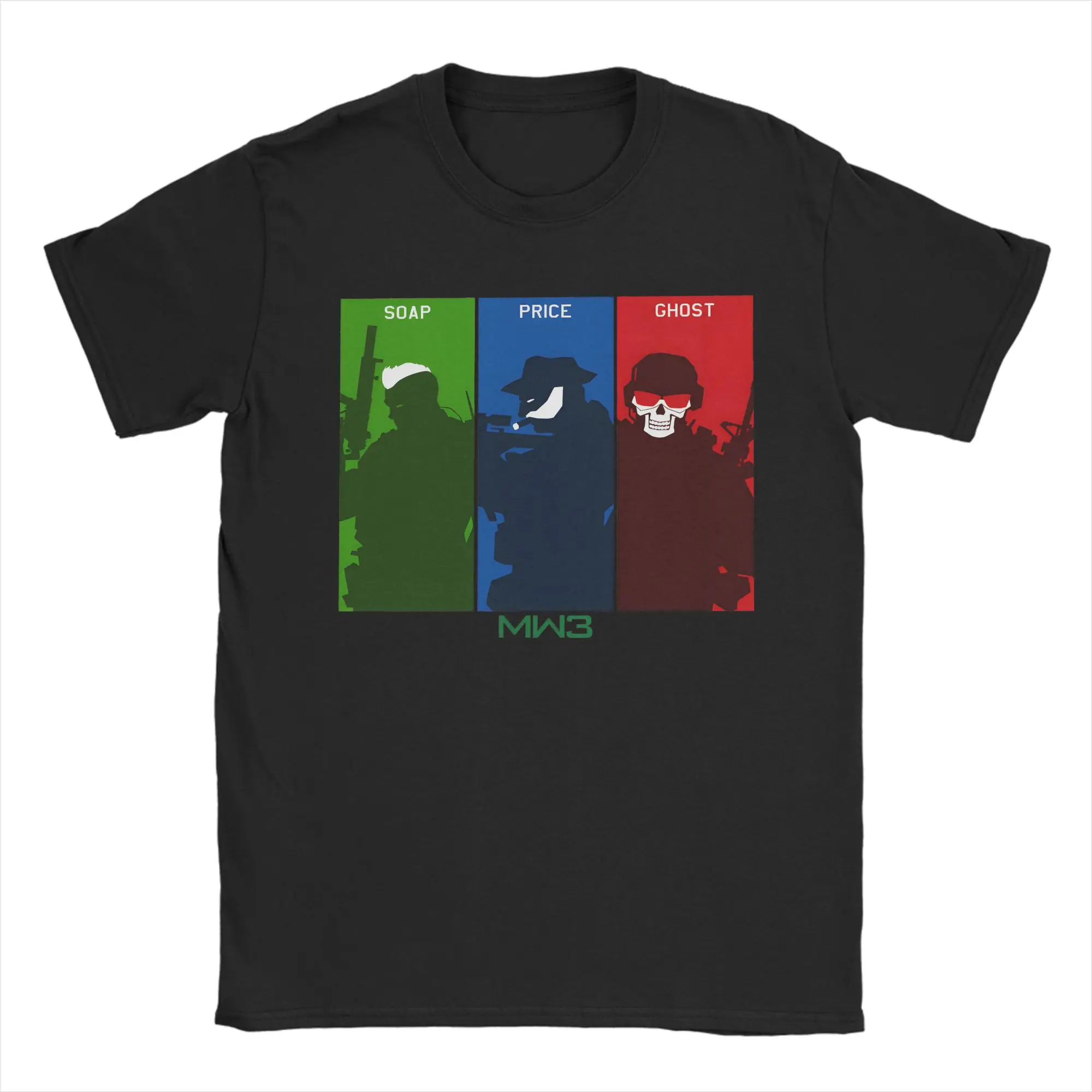 Mens T Shirt Modern Warfare MW Remastered T Shirts Novelty  Summer Tee Shirt Y2K Casual Casual 100 Cotton Tops Plus Size