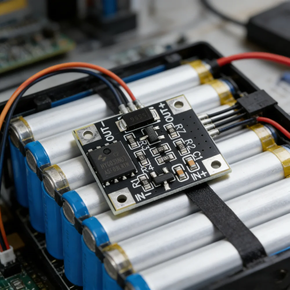 18V 20V 21V Lithium Battery Protection Board with 15V Cutoff Prevents Over-Discharge for Work Lights Fans Soldering Irons