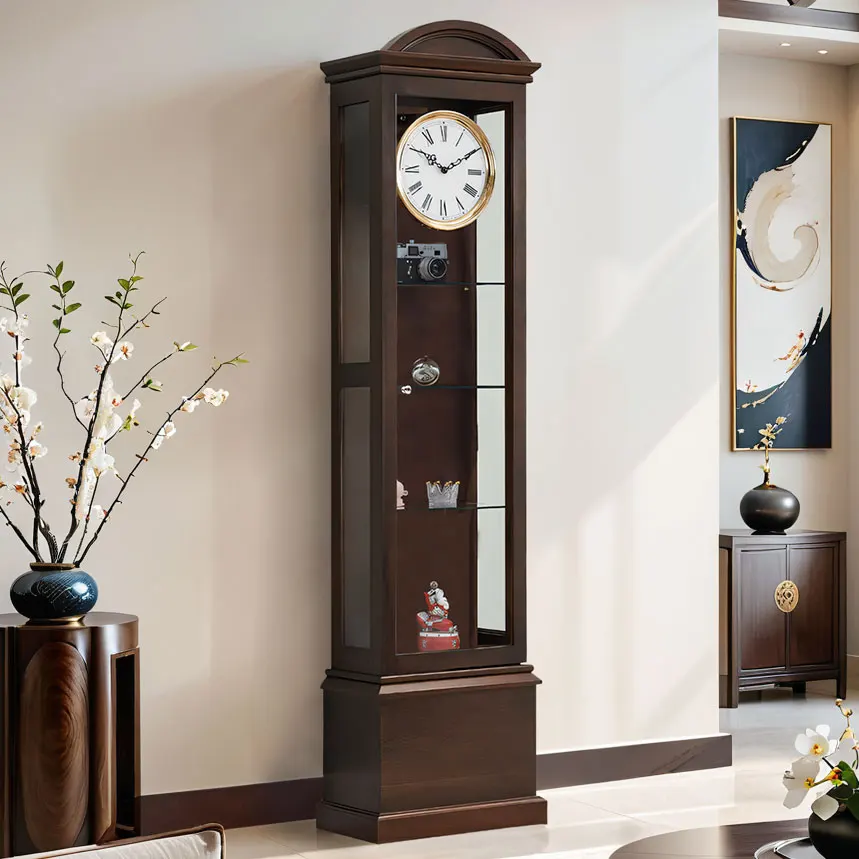 Helmler movement, floor clock, living room clock, vertical mechanical clock