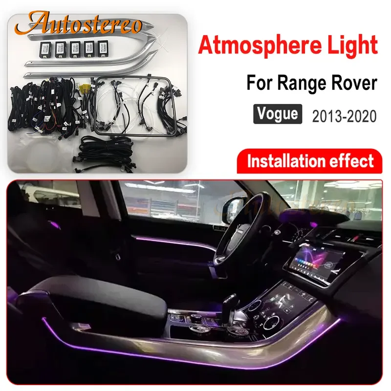 Car Entertainment Atmosphere Light For Range Rover sport L494 Vogue L405 2013-2020 Interior LED Display Color Player Accessories