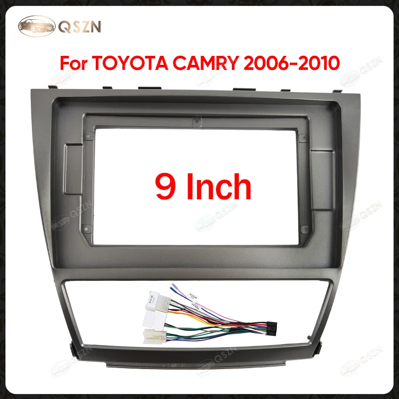 

QSZN 10 inch Car Radio Frame For TOYOTA CAMRY 2006-2011 Stereo Audio Player Install Dash Panel Frame Kit