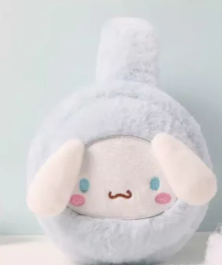 Cute Plush Earmuffs Winter Warm Ear Protector, Soft Furry Ear Muffs for Girls