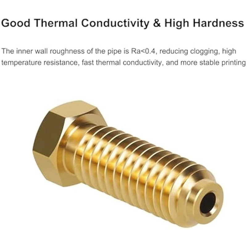 Anycubic-boquillas de latón de 16 piezas para extrusora Kobra 2 Series,8 piezas, 0,4mm, 2 piezas cada una, 0,2/0,6/0,8/1,0mm