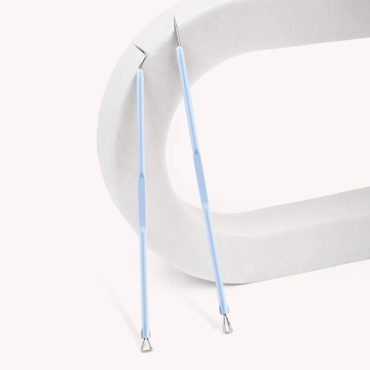 2PCS ultra-sharp acne needle to remove blackheads professional acne artifact facial beauty tools, suitable for all skin unisex.