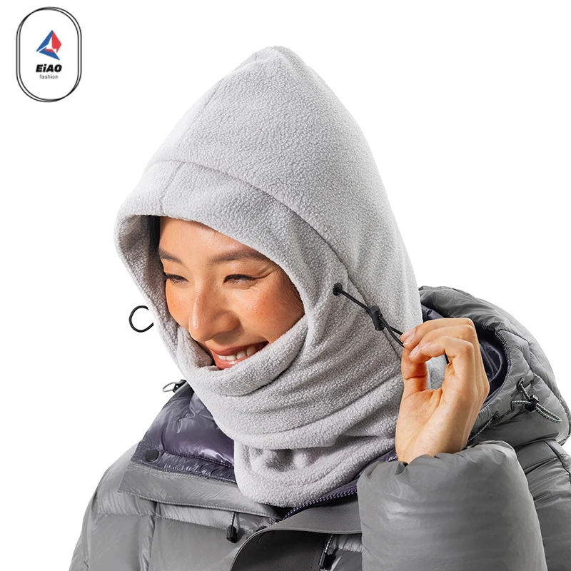 الشتاء الصوف قبعة الرجال سمكا قبعة صغيرة سدادات حماية الأذن محبوك قبعات الصوف وشاح للرقبة قبعة في الهواء الطلق يندبروف أفخم قبعات التزلج الدافئة #4