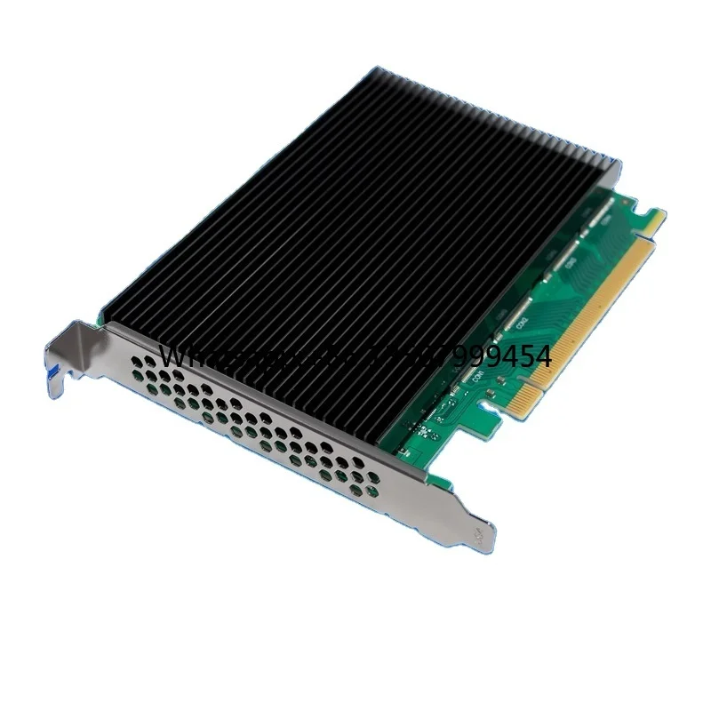 

Internal PCIe 5.0 X16 Quad-port Hyper NVMe SSD Storage AI Training Expansion Card 10Gbps ST5118 in Stock