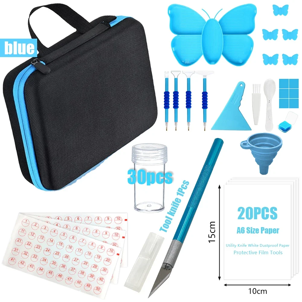 5D Diamond Painting Dot Drill Tool Accessories Bead Bag Box Mosaic Pen Bead Plastic Box Storage Box Bottle Cross Stitch Kit