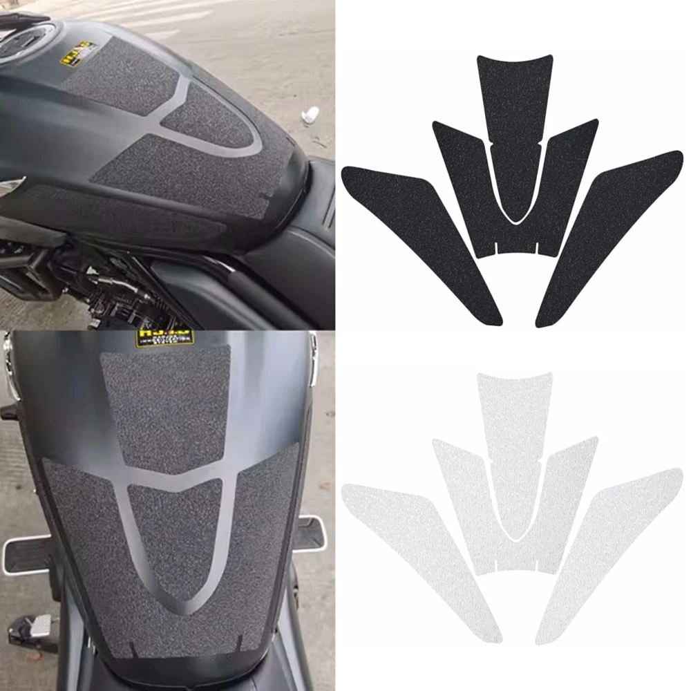 

NEW Motorcycle Anti Slip Fuel Oil Tank Pad Side Knee Grip Decal Protector Sticker Pads For Haojue TR300 TR 300