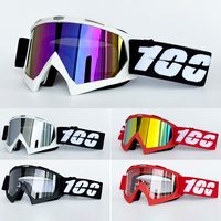 Hot 100 Motorcycle Goggles Cycling Glasses Outdoor Off-Road Ski Sport MX ATV Dirt Bike Racing Glasses Motocross Bicycle Goggles