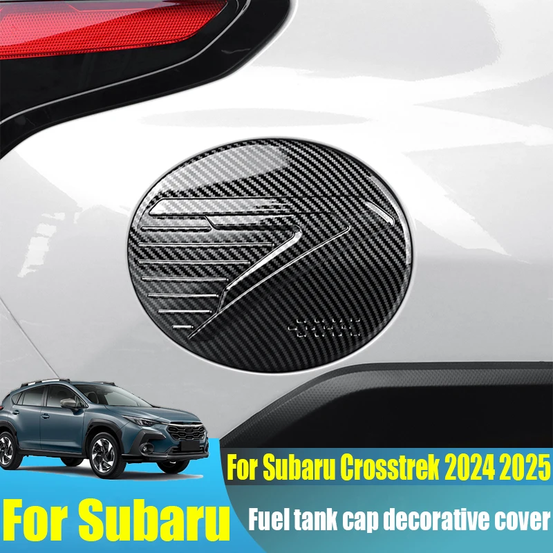 

For Subaru Crosstrek 2024 2025 modified fuel tank cap decorative cover protective cover automotive exterior decoration products