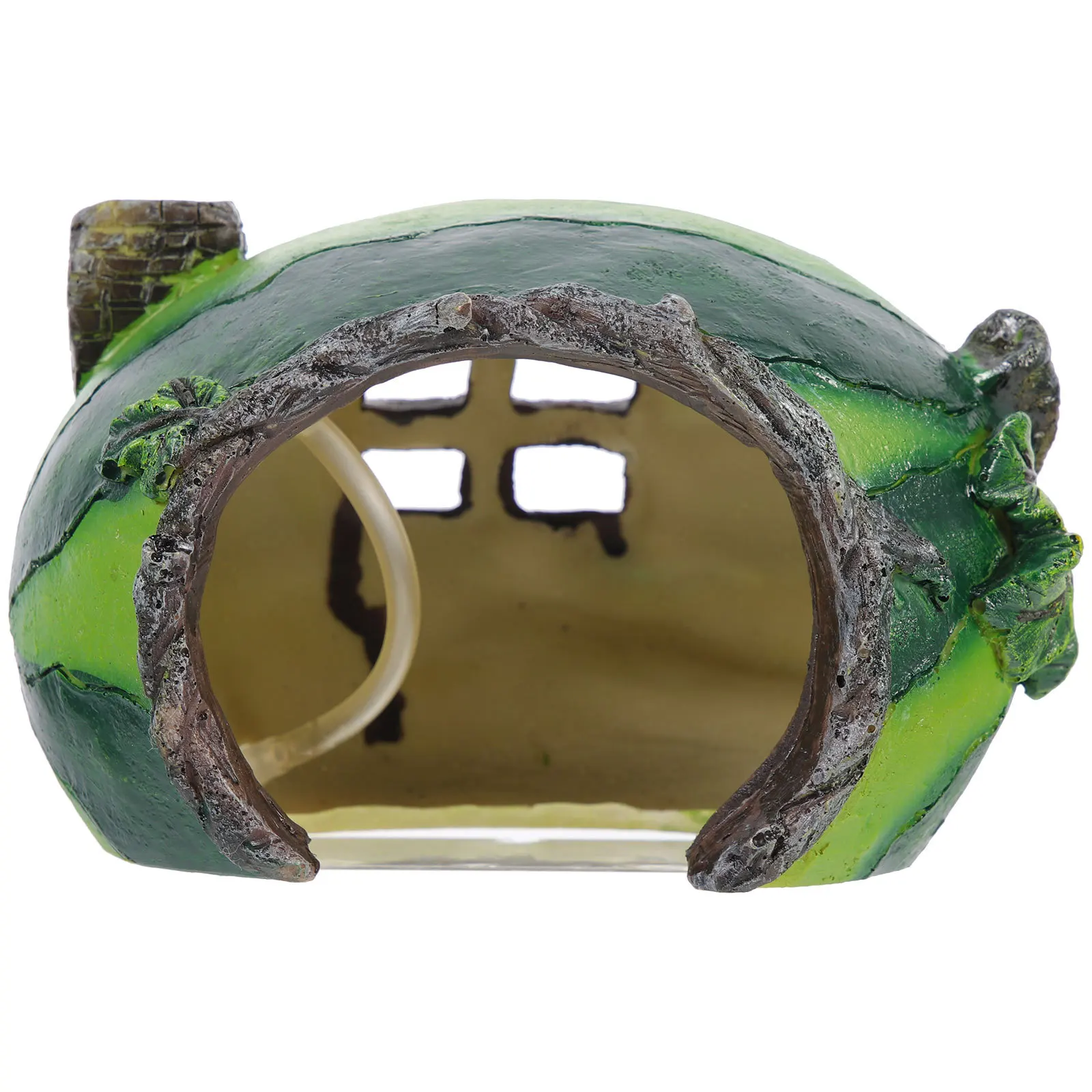 

Fish Hideout Aquarium Decoration Watermelon Resin Fish Tank Ornament Oxygen Stone Resting Place Resin Aquarium House Decor