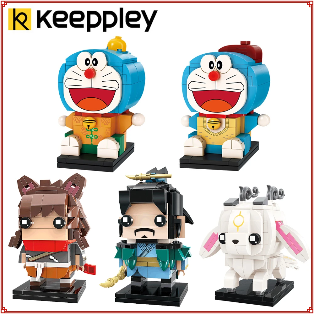 

Keeppley Doraemon Building Blocks Anime Character Original Exquisite Assembling Toys Models Desktop Ornaments Boys Girls Gifts