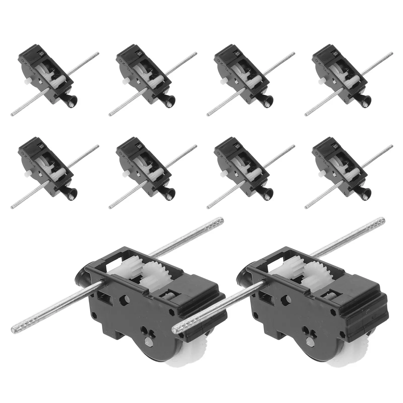 

10Pcs Pull Back Car Gear Mechanism Replacement Universal Gear Box Easy Mount Spring Motor Module for DIY Educational Science