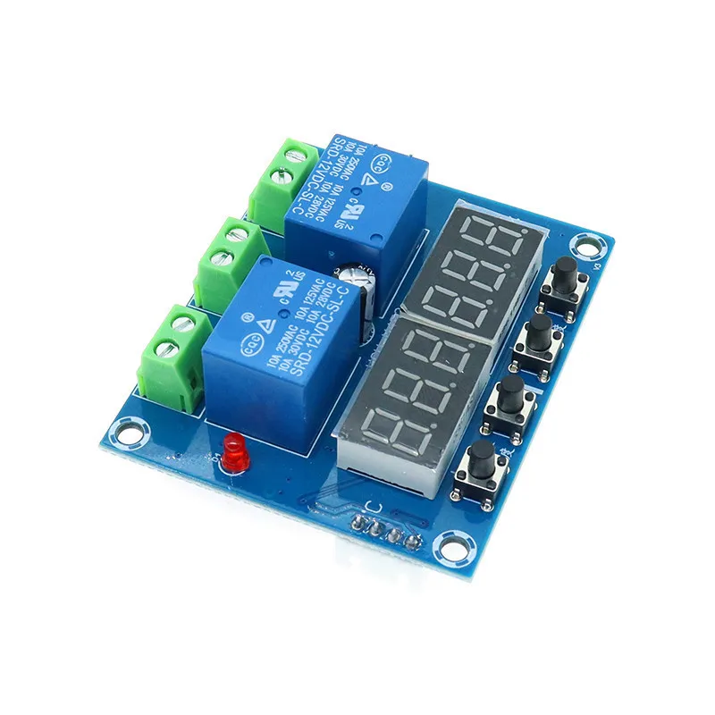 ZFX-M452 DC 12V LED Digital Thermostat Temperature Humidity Control Thermometer Hygrometer Controller Relay Module AM2301 Probe