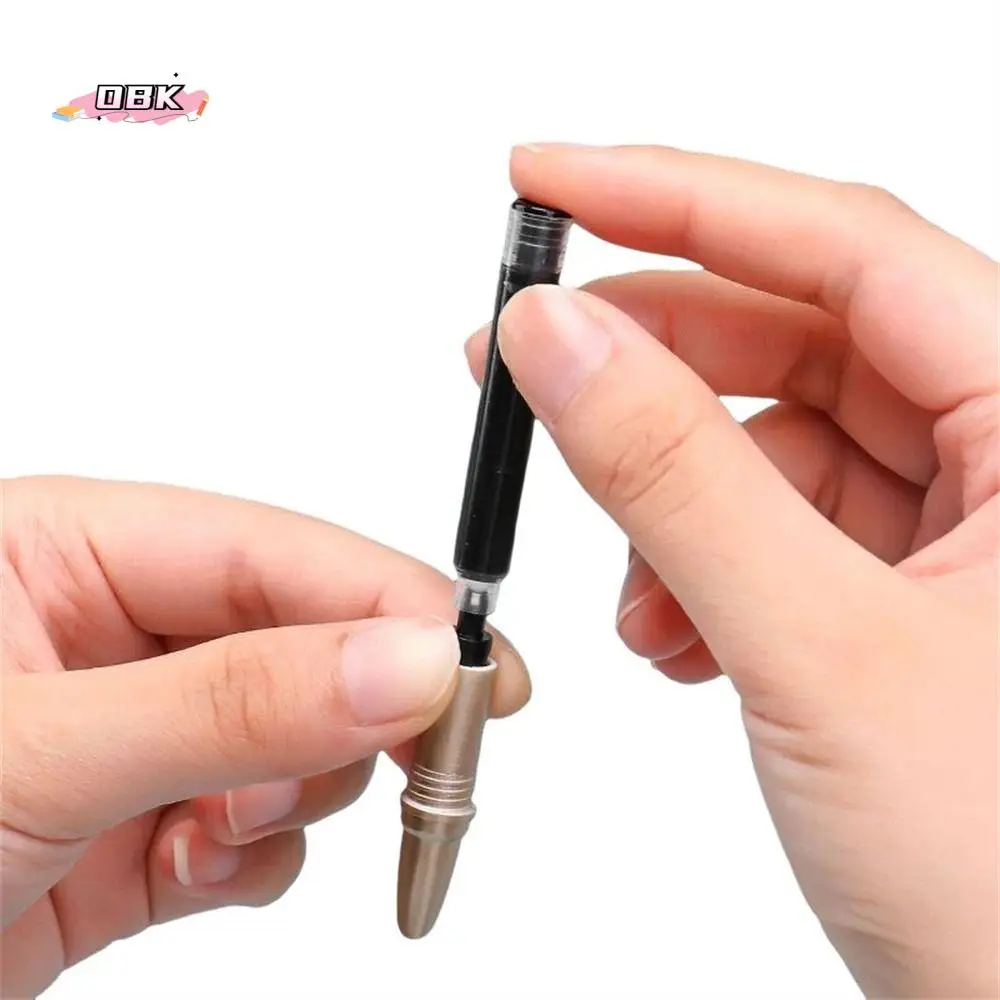 

Multicolor Luxury Student Stationery 0.38mm Metal Fountain Pen Retractable Fountain Pen Signature Pen Press Fountain Pen