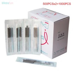 2*500pcs/box acupuncture needle with tube moxibustion disposable sterile acupuncture needles Tube needle Germany tech needle