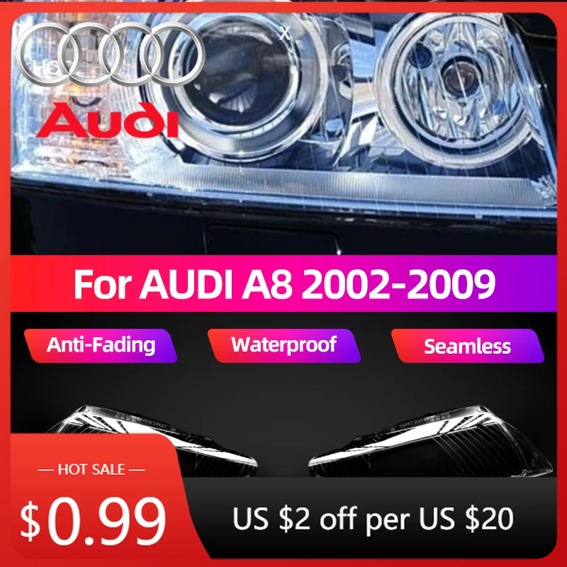 

Автомобильная наклейка, устойчивая к коррозии, подходит для Audi A8 2002 2003 2004 2005 2006 2007 2008 2009 Audi A8 Headlig Old A8 D3 Face