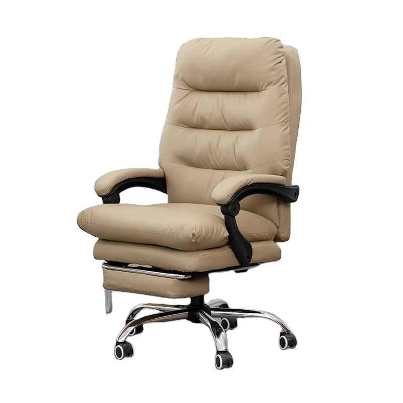 

Swivel Comfortable Aluminum Office Chair for Boss Contemporary Lift Chair Sedentary Reclining Feature for Home Business
