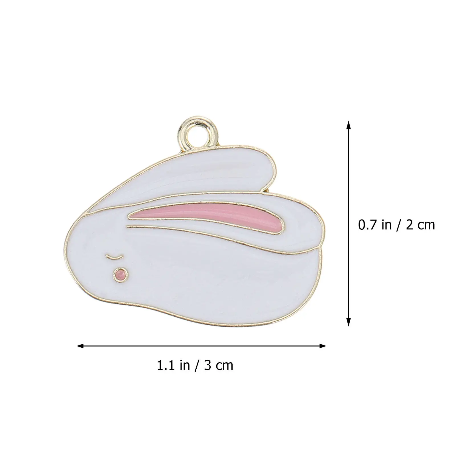 30Pcs Alloy Rabbit Charms Pendants DIY Jewelry Accessories Handmade Findings for Bracelets Necklaces Keychains