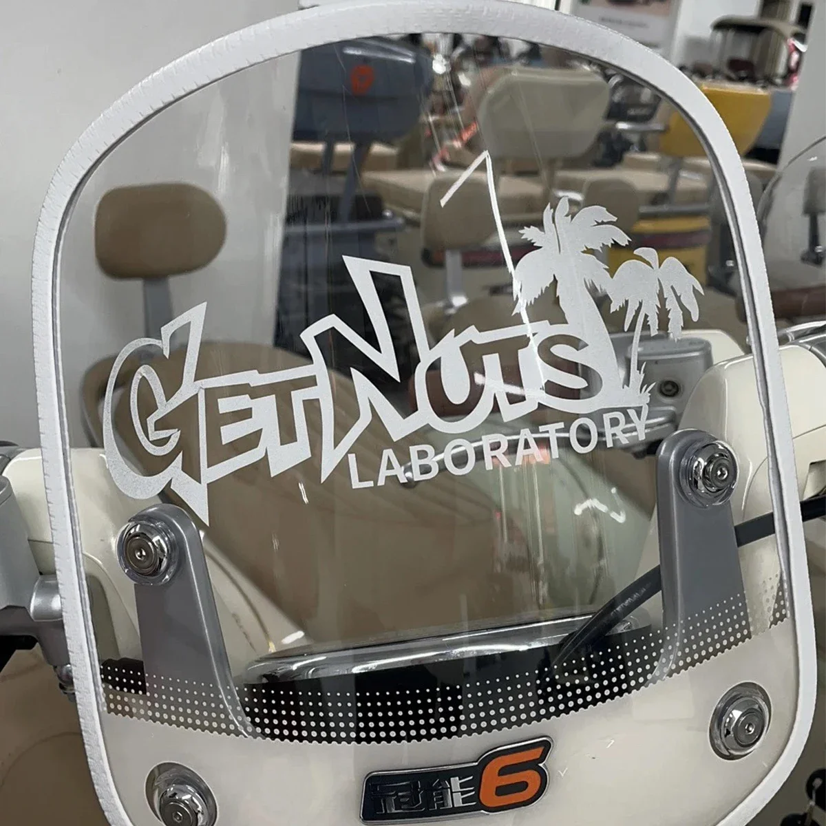 JDM Midnight Reflective Stickers Motorcycle Body Windshield Helmet Visor Car Auto Moto Decals Accessories For Voge YAMAHA Honda