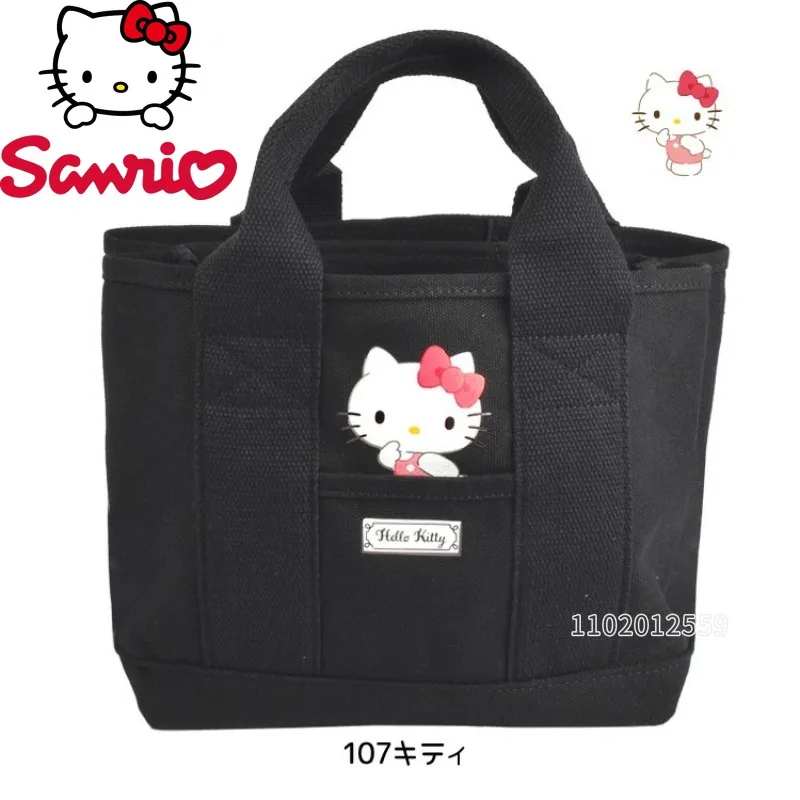 

Sanrio New Mini Women's Canvas Handbag Cartoon Women's Handbag Fashion Trend Mini Women's Bag Large Capacity Multifunctional