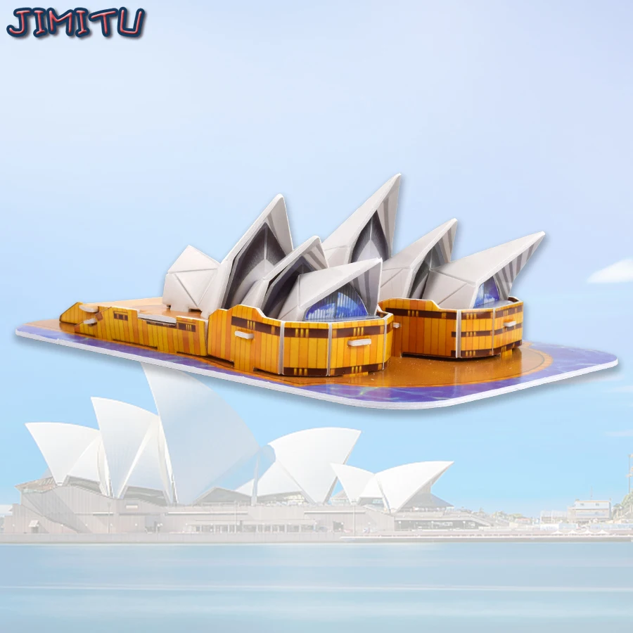 

DIY Sydney Opera House Foam 3D Realistic Puzzle Model Graffiti Children's Educational Toys Children's Gifts