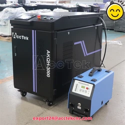 4 in 1 Laser Welder Machine 3000W Welding/Cutting/Cleaning/Seams Cleaning Handheld Laser Welder with Auto Double Wire Feeder