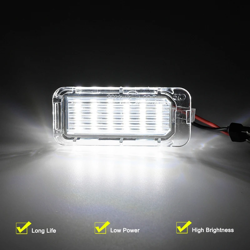 LED License Number Plate Light Assembly For Ford C-Max Transit Connect Edge Ecosport Ranger Transit 150/250/350/350/350HD