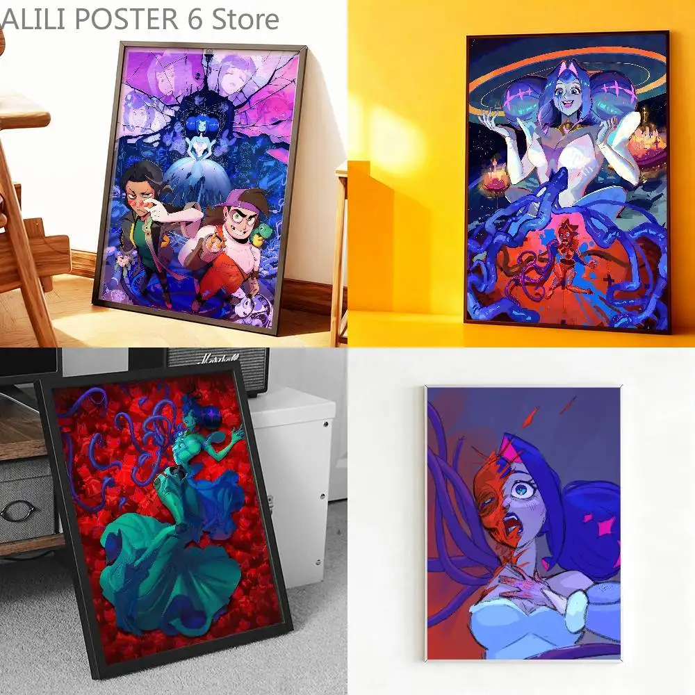 

K-Knights of G-GuinevereS Poster Prints Wall Art Painting Picture Gift Living Room Bar Restaurant Dec Sticker Large