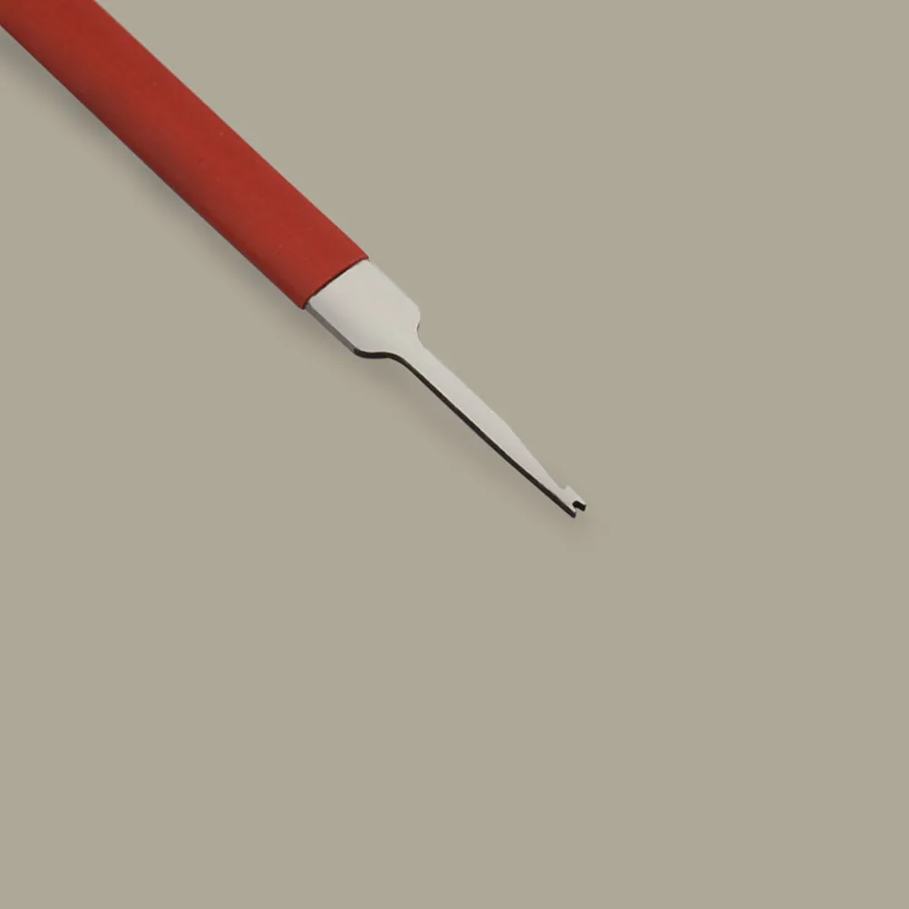 

1Pcs Durable Musical Instrument Adjustment Tool Reddish Brown Saxophone Clarinet Repair Hook Spring Needle Saxophone Crochet Pin