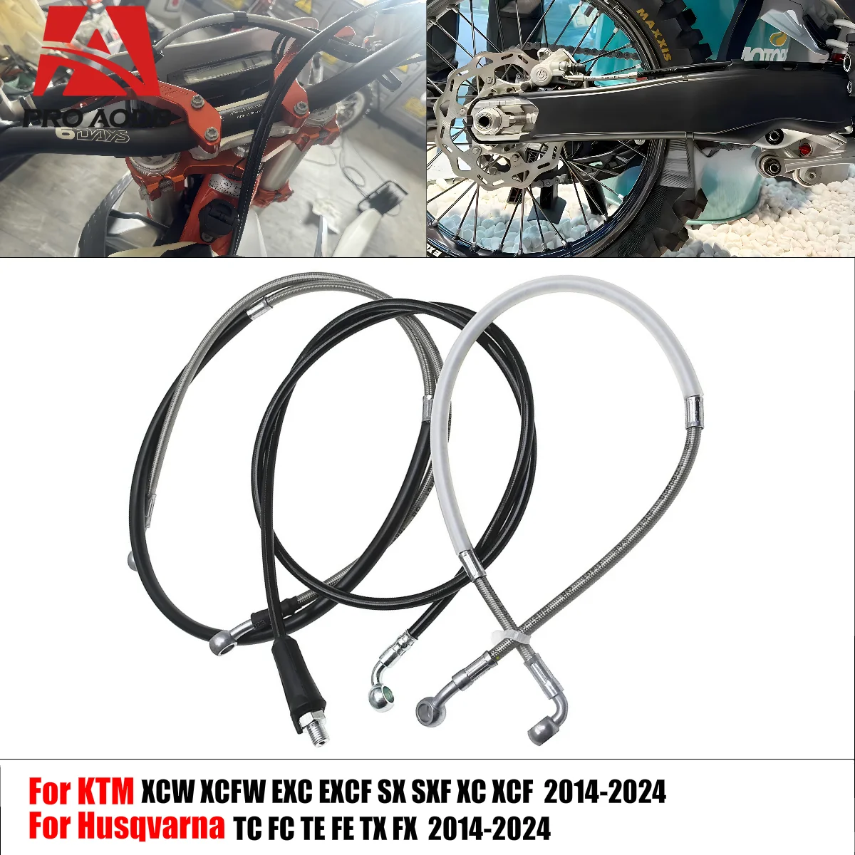 High - Quality Motorcycle Front or Rear Brake Oil Hose For KTM 125 150 250 300 350 450 500 530 XCW XCFW EXC EXCF SX SXF XC XCF