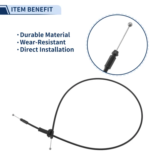 Imagen 2 del producto Cable de liberación del pestillo del capó UXCELL para KIA RIO 2006-2011 No.811901G000