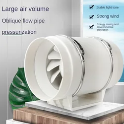 3/4/5/6inch Exhaust Fan Kitchen Pipe Duct Fan Bathroom Extractor Ventilation Toilet Wall Air Cleaning Window Industrial Fan