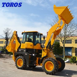 3 Ton Wheel Backhoe Loader for Sale Front End Loader 5 Ton Hydraulic Loader Backhoes Prices Factory